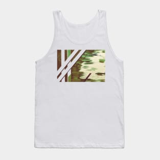 Bamboo grove in Autumn Green Tank Top